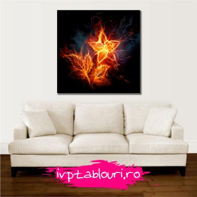 tablou canvas abstract cu decor